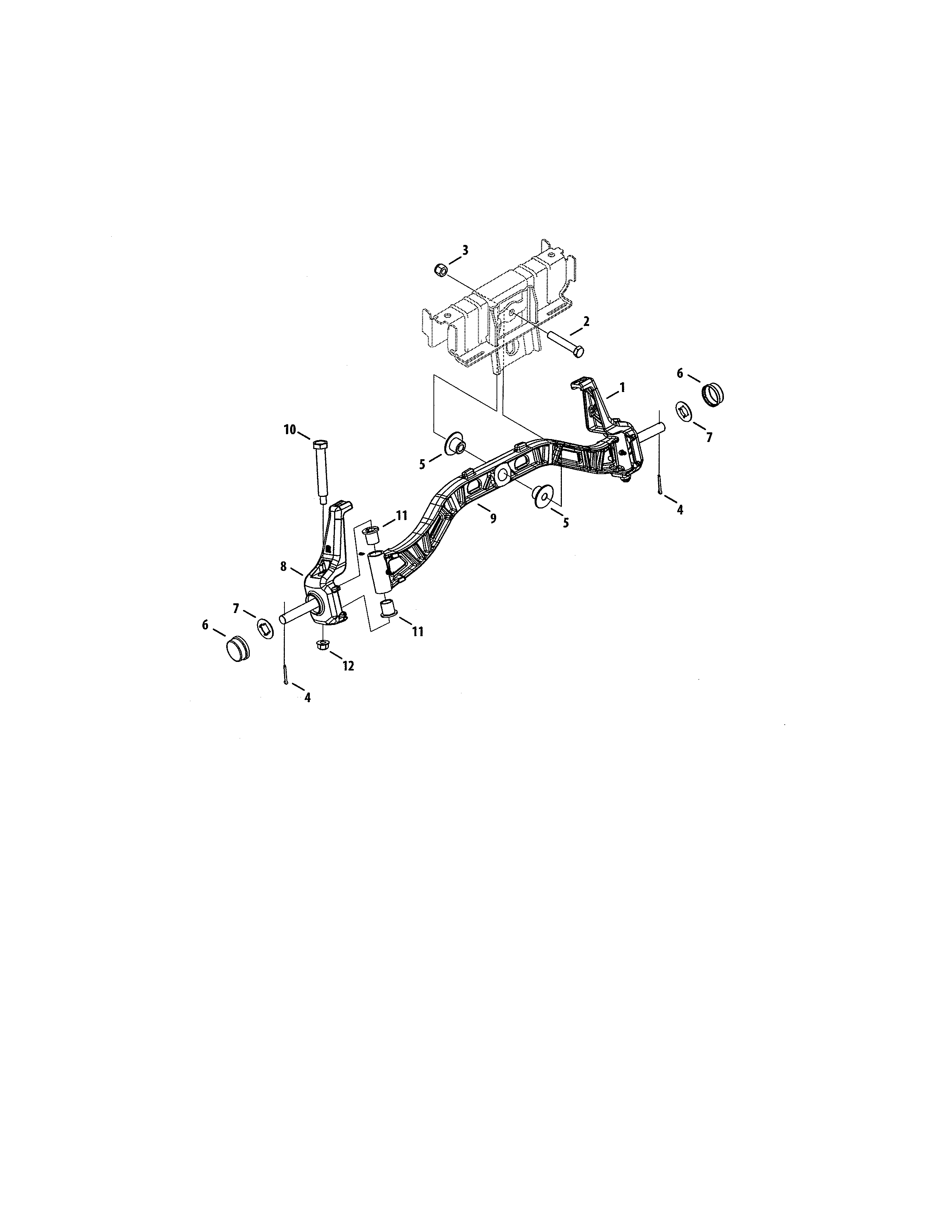Steering axle