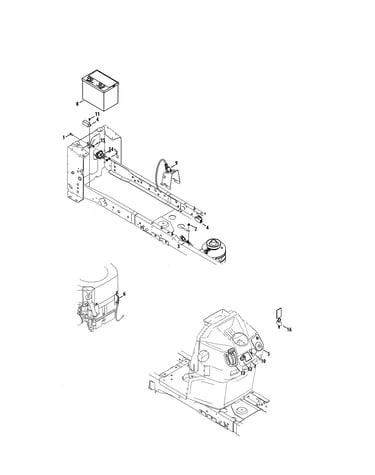 Battery/dash harness