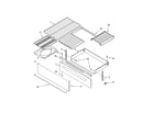 Kenmore 66592143300 drawer & broiler diagram