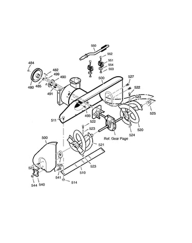Auger housing