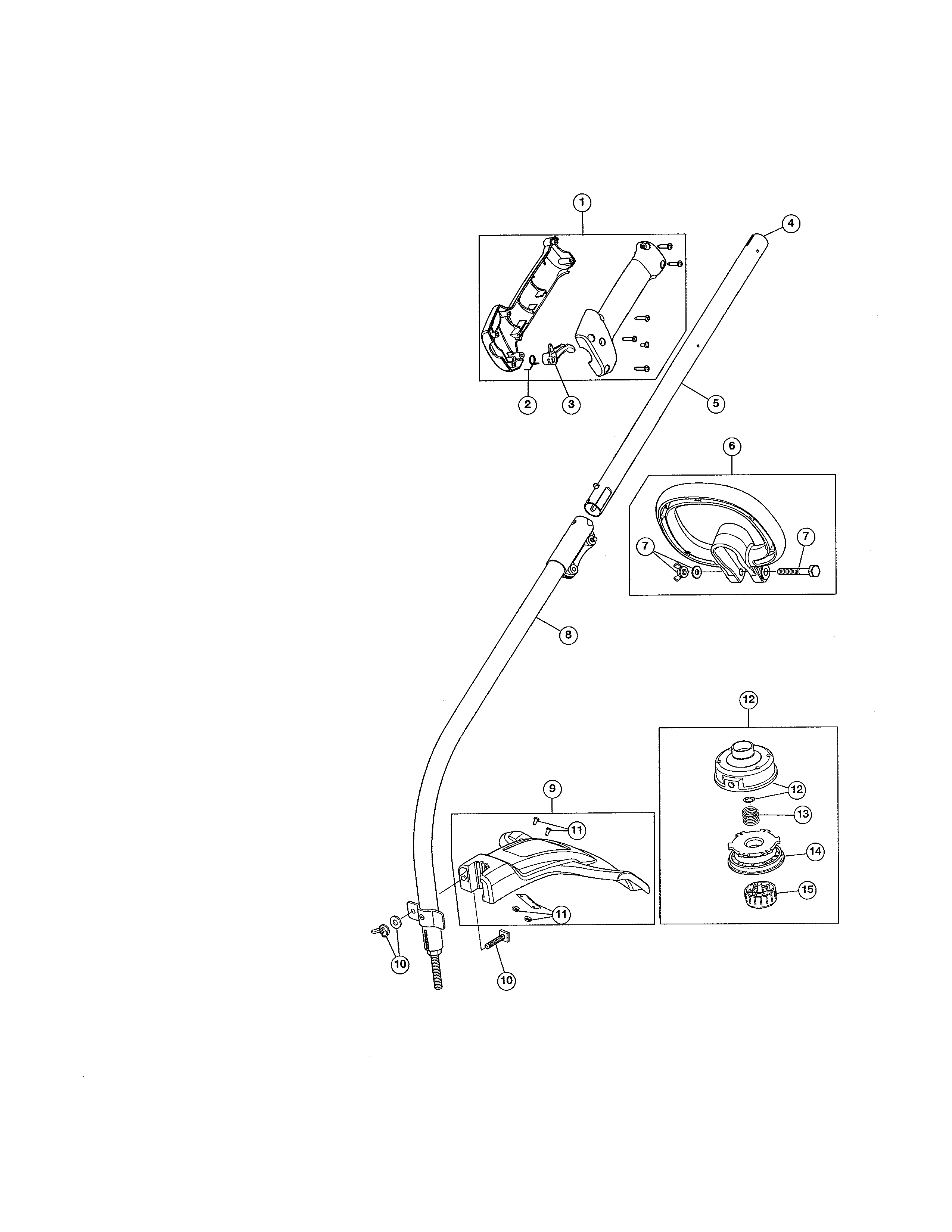 Throttle/shaft/handle