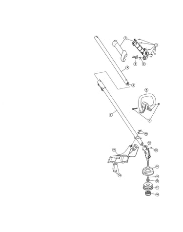 Shaft/handle/shield