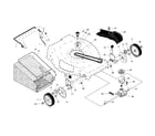 Craftsman 917370605 drive control/gear case/wheels diagram
