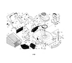 Craftsman 917370891 engine/housing/handle diagram