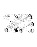 Drive control/gear case/wheels
