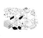 Craftsman 917370929 engine/housing/handle diagram