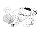 Craftsman 917370448 drive control/gear case/wheels diagram