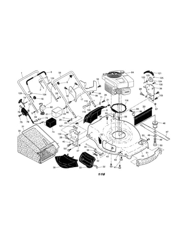 Engine/housing/handle