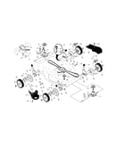 Drive control/gear case/wheels