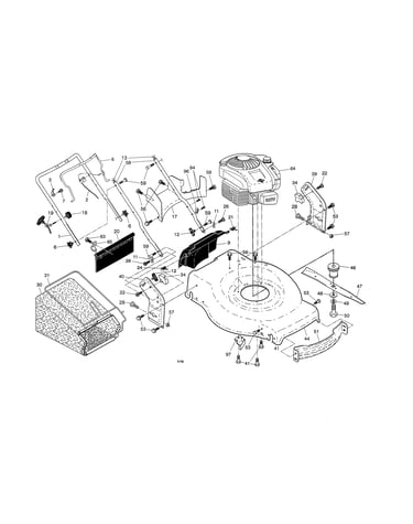 Engine/housing/handle