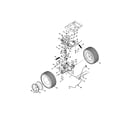 Craftsman 247290003 transmission/wheels diagram
