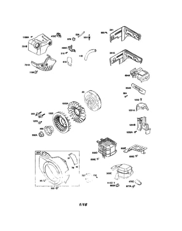 Blower housing/shroud/exhaust