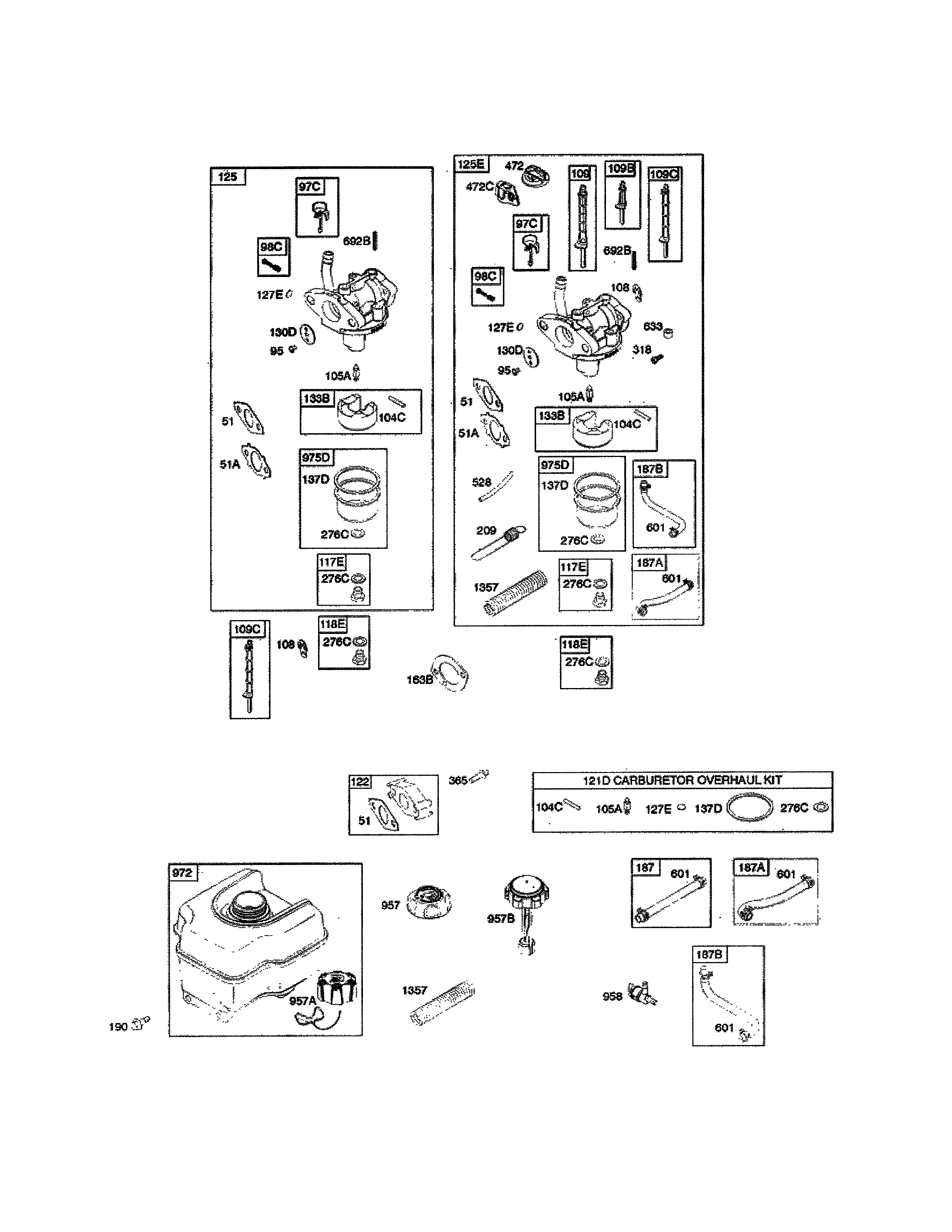 CARBURETOR/FUEL TANK