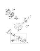 Rewind starter/flywheel