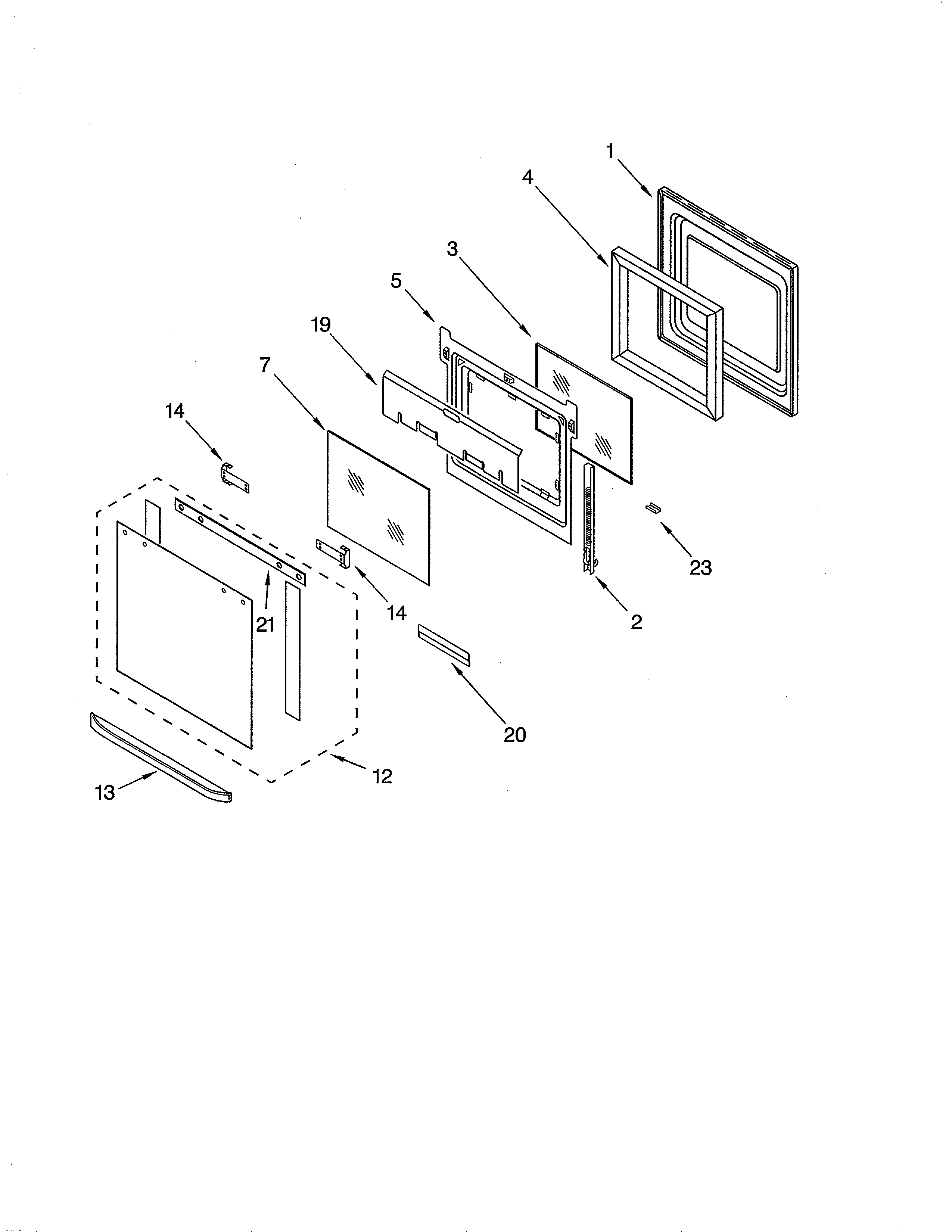 Oven door