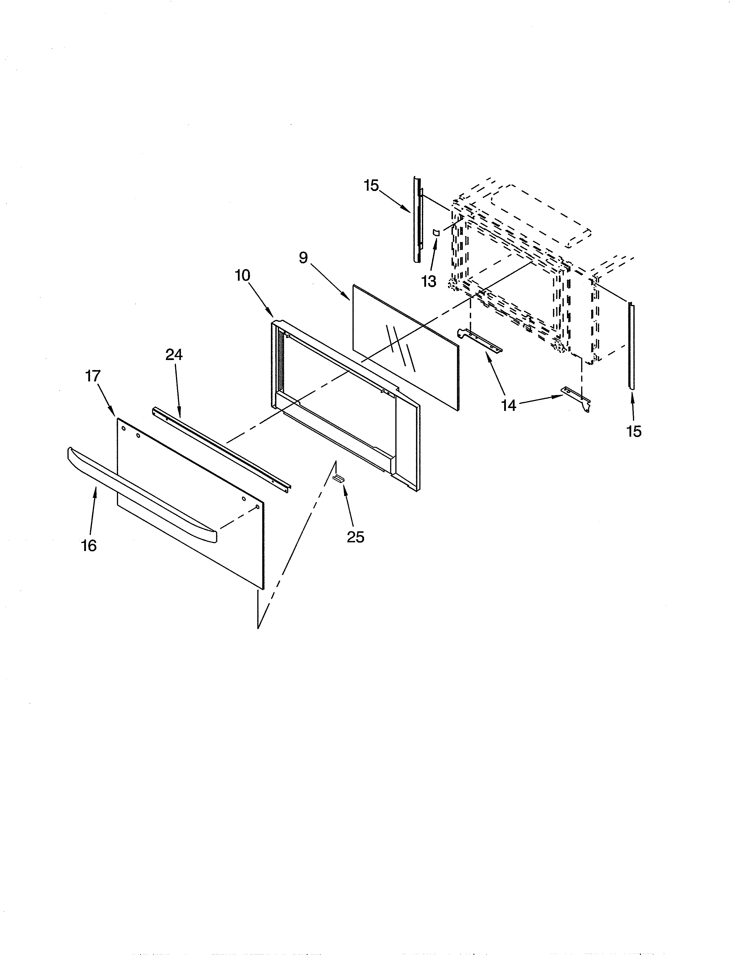 MICROWAVE DOOR