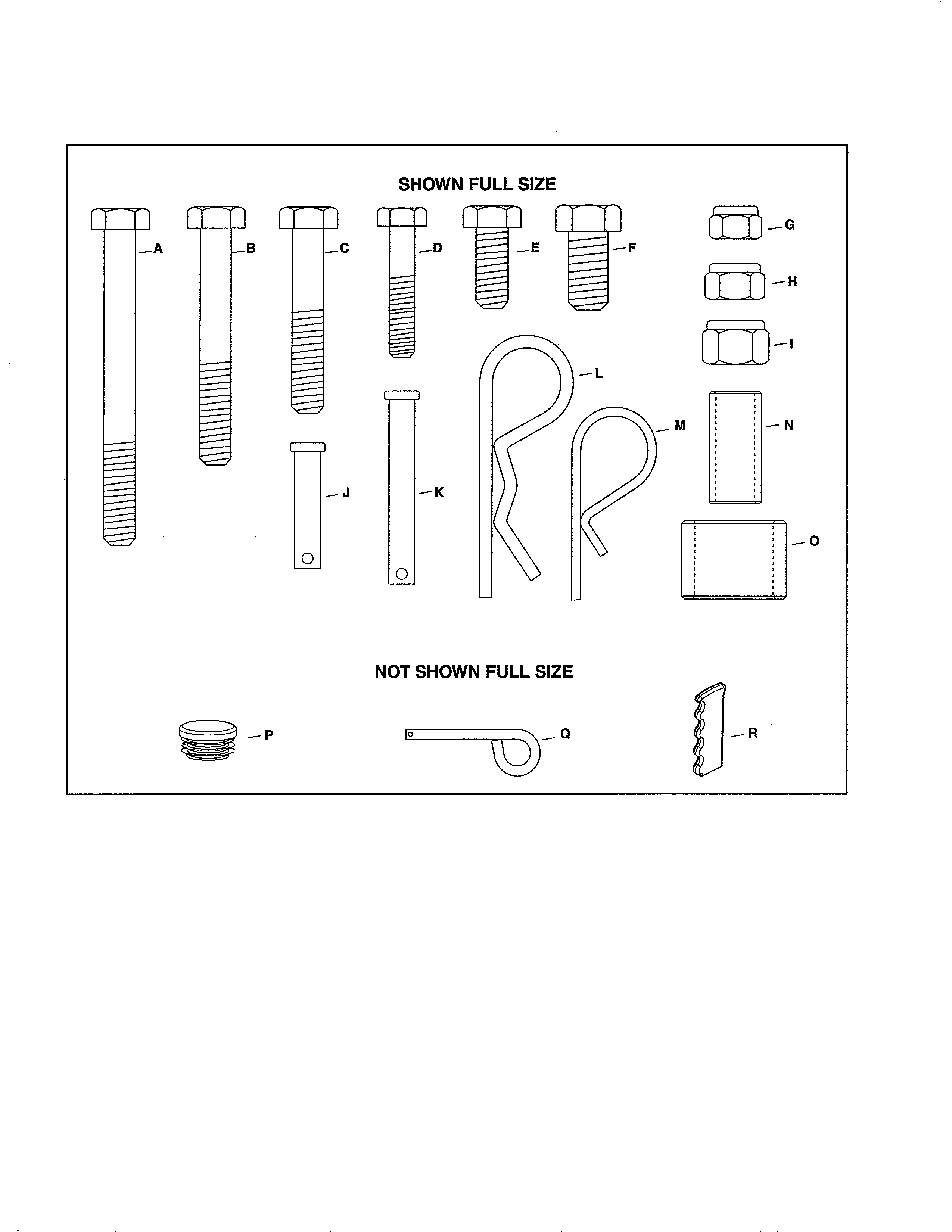 Hardware package contents