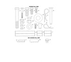 Craftsman 48624213 hardware package contents diagram