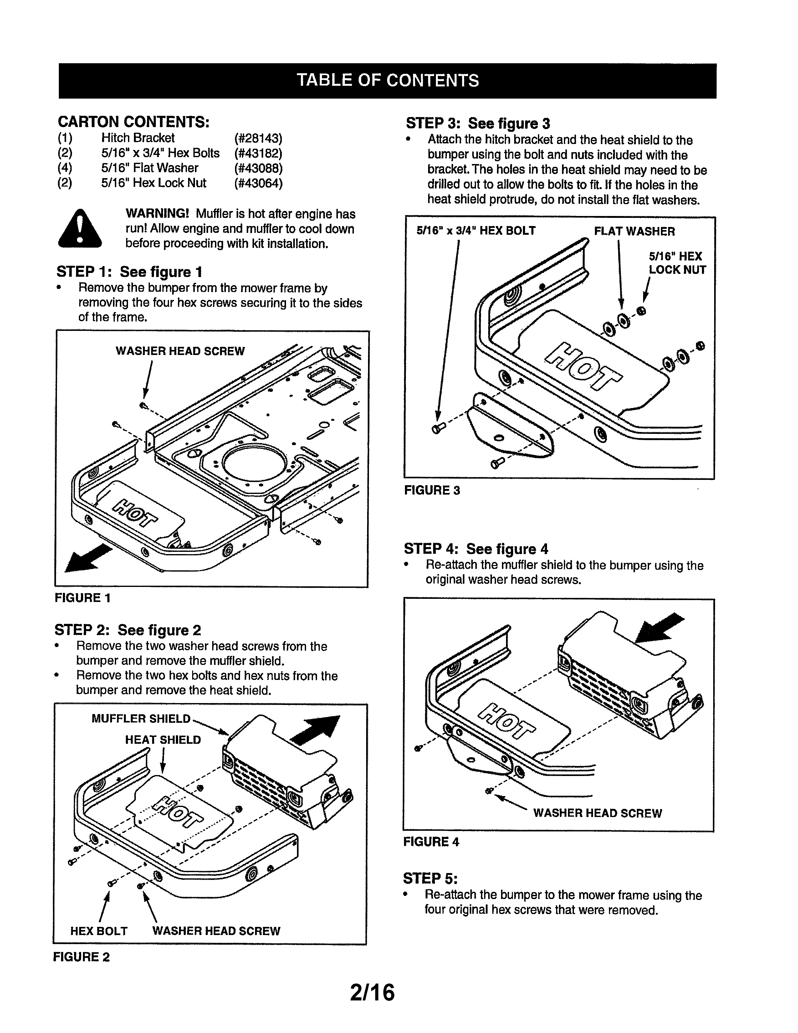 Hitch bracket kit z-turn