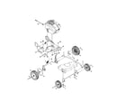 Craftsman 247397900 engine/axles/wheels diagram
