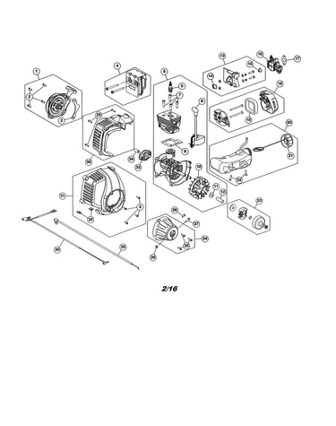 Short block/fuel tank