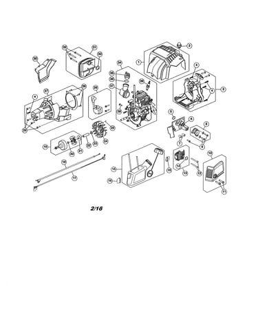 Short block/fuel tank
