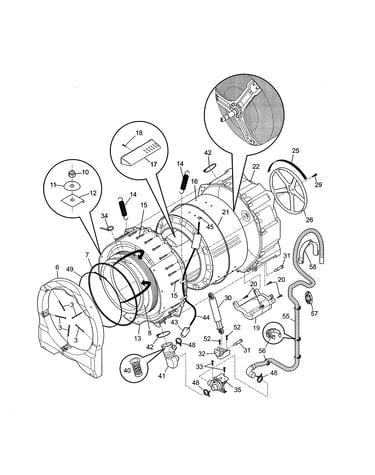 Motor/tub
