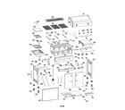 Char-Broil 463274016 gas grill diagram