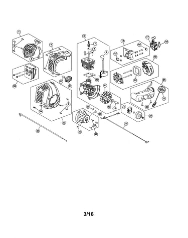 Short block/fuel tank