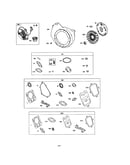 Rewind starter/gasket sets