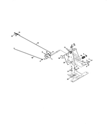 Brake pedal & rod