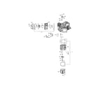 Husqvarna LGT2654-96045004700 cylinder head diagram