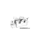 Fisher & Paykel E522BRX-21639E fan/covers/evaporator diagram