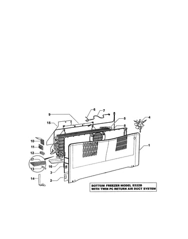 Fan/covers/evaporator