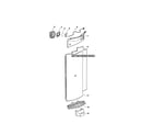 Fisher & Paykel E522BRX-21639E display module/duct covers diagram
