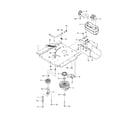 Husqvarna 967336701-00 engine mounting, guards & muffler diagram