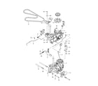 Husqvarna Z248F-96733670100 hydraulic pump-motor diagram