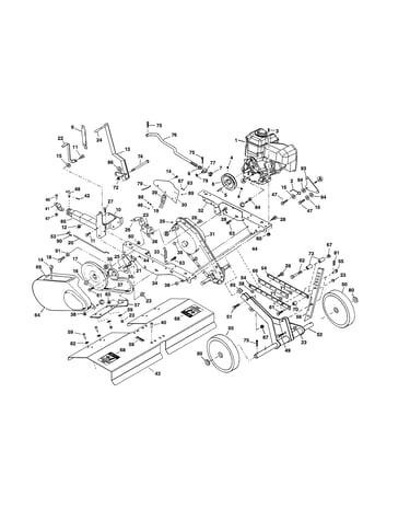 Tow-behind tiller