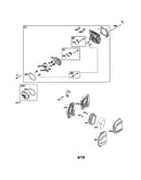 Air cleaner/cylinder head