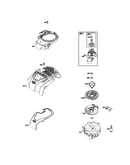 Motor-starter/blower housing