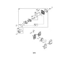 Briggs & Stratton 104M05-0072-F1 cylinder head/air cleaner diagram