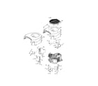 Husqvarna YT48CS-502130 blower housing diagram