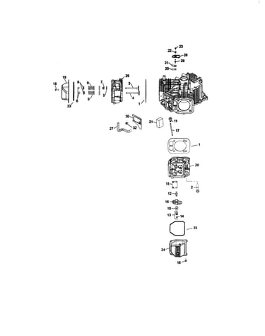 Cylinder head/breather