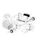 Drive control/gear case/front wheels