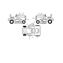 Husqvarna GT54CS-917502140 decals diagram