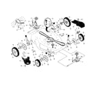 Craftsman 917372750 wheels/drive control/gear case diagram