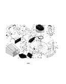 Engine/housing/handle/grassbag