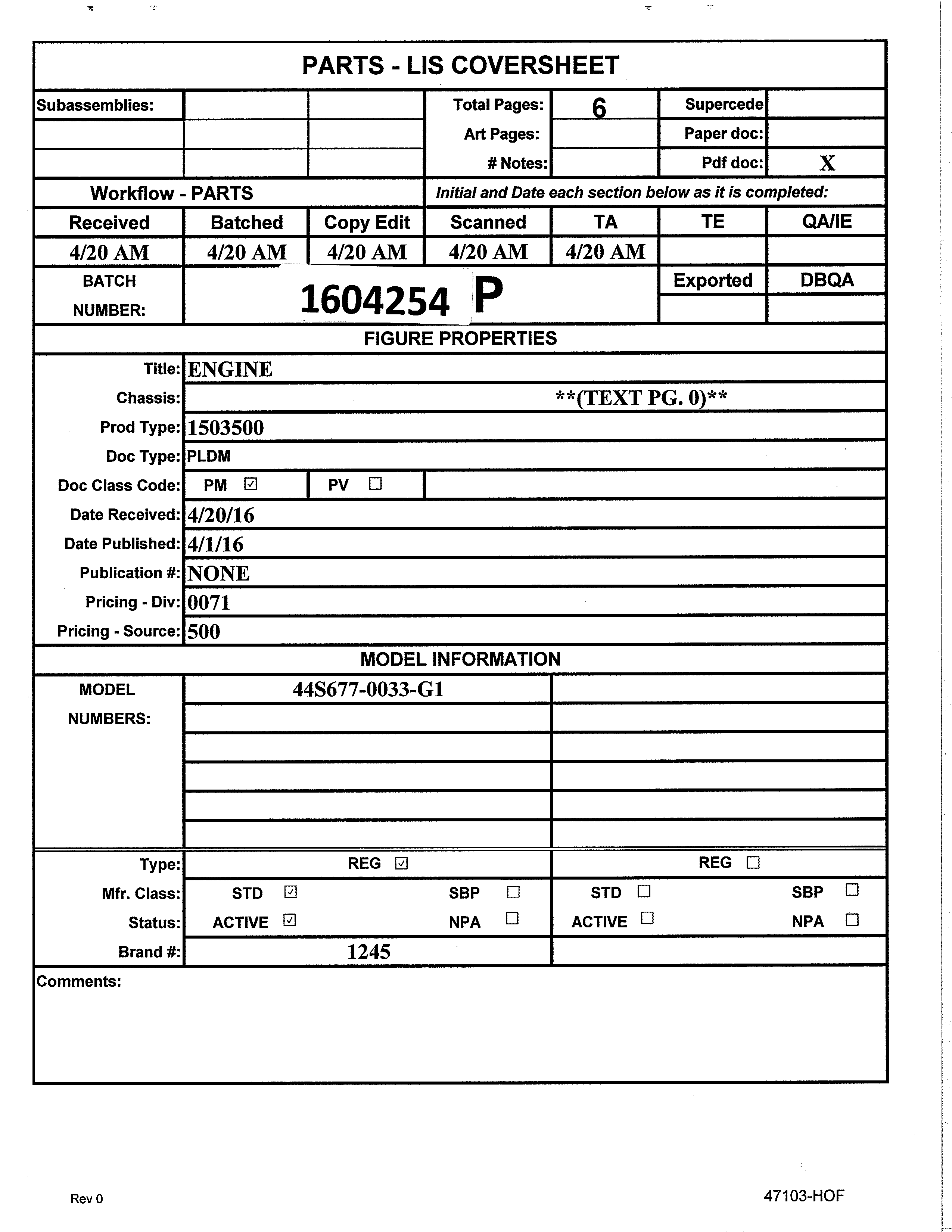 CYLINDER/CRANKSHAFT/SUMP