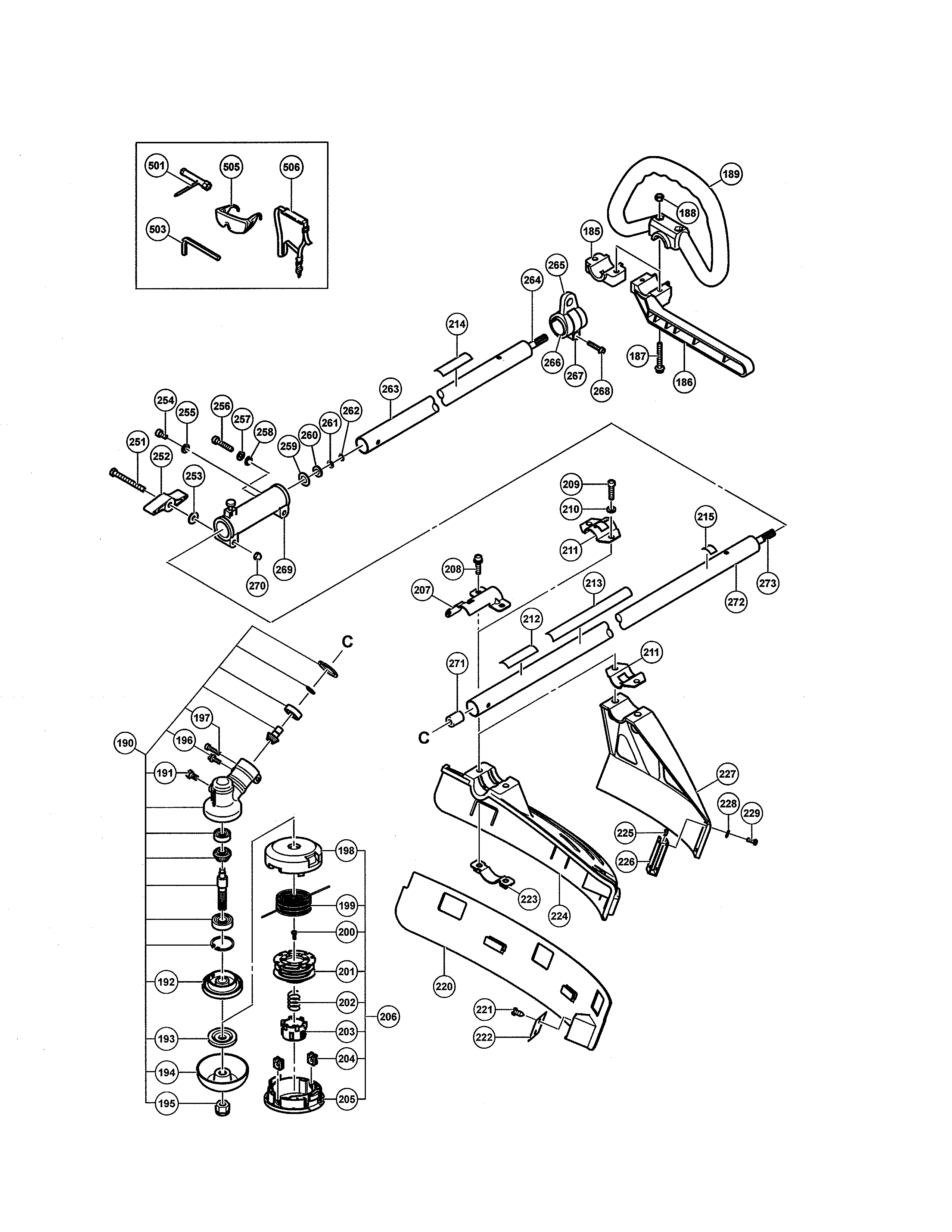 HANDLE/GEAR CASE