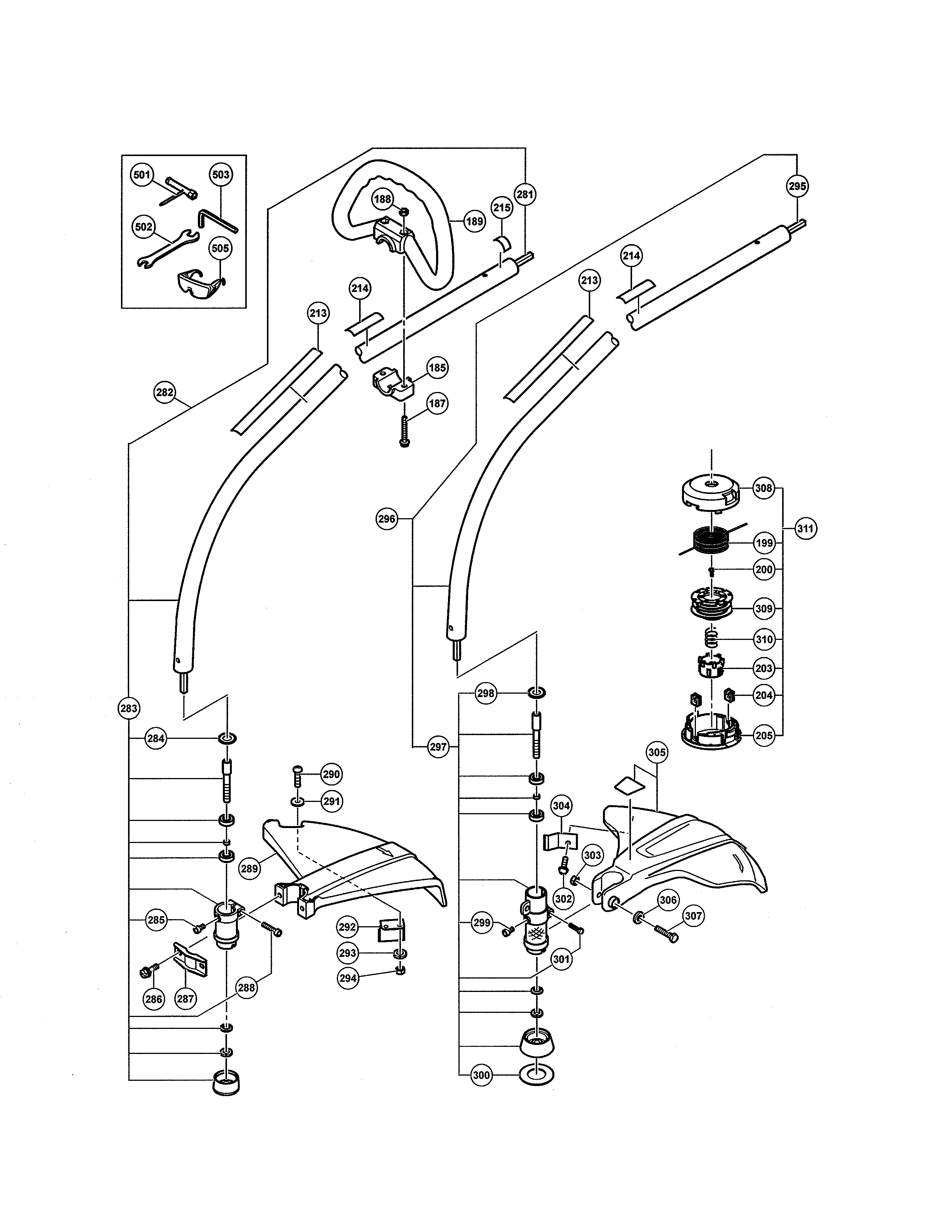 NYLON HEAD/GUARD